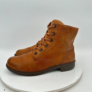 Kodiak Men Size 8 722187CAR Brown Tan Leather Plain Toe Lace Up Ankle Boot